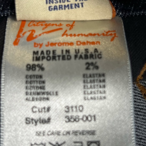 Citizens of Humanity stretch denim skirt size 28. Nwot - Picture 3 of 7